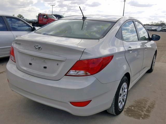 KMHCT4AE2HU203820 - 2017 HYUNDAI ACCENT SE TAN photo 4