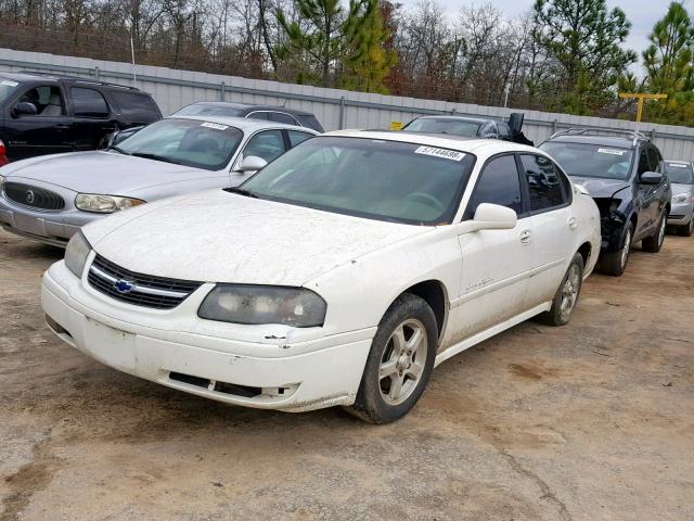 2G1WH52K849413660 - 2004 CHEVROLET IMPALA LS WHITE photo 2