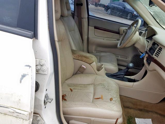 2G1WH52K849413660 - 2004 CHEVROLET IMPALA LS WHITE photo 5