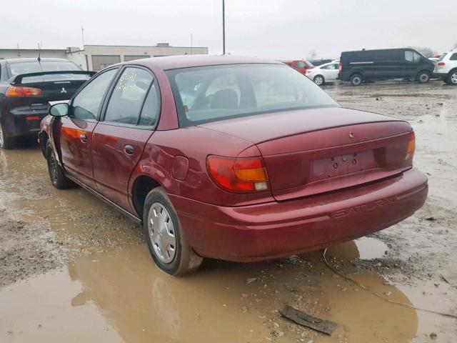 1G8ZH52811Z221971 - 2001 SATURN SL1 MAROON photo 3