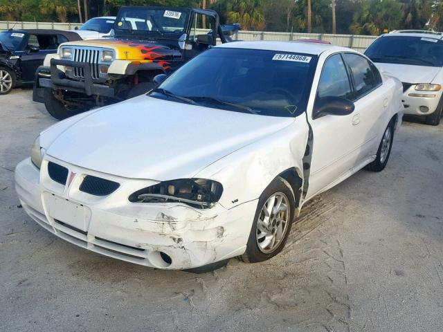 1G2NF52E54C239031 - 2004 PONTIAC GRAND AM S WHITE photo 2