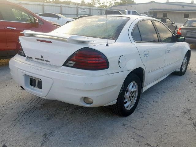 1G2NF52E54C239031 - 2004 PONTIAC GRAND AM S WHITE photo 4