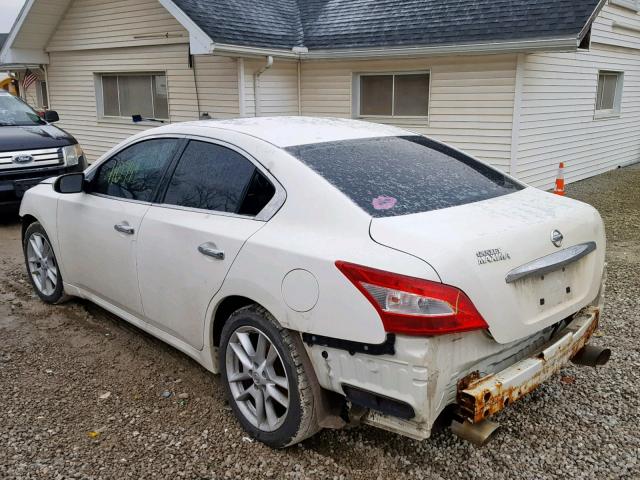 1N4AA51E79C858091 - 2009 NISSAN MAXIMA S WHITE photo 3