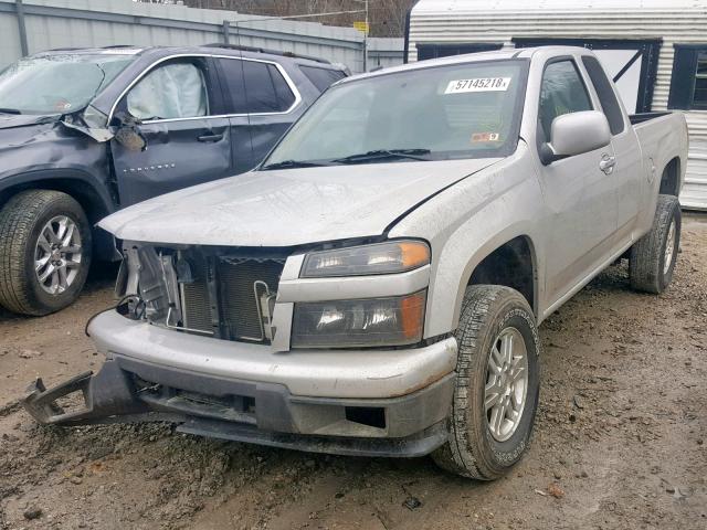 1GCKTCD93A8141013 - 2010 CHEVROLET COLORADO L SILVER photo 2