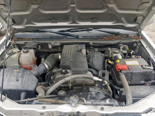 1GCKTCD93A8141013 - 2010 CHEVROLET COLORADO L SILVER photo 7