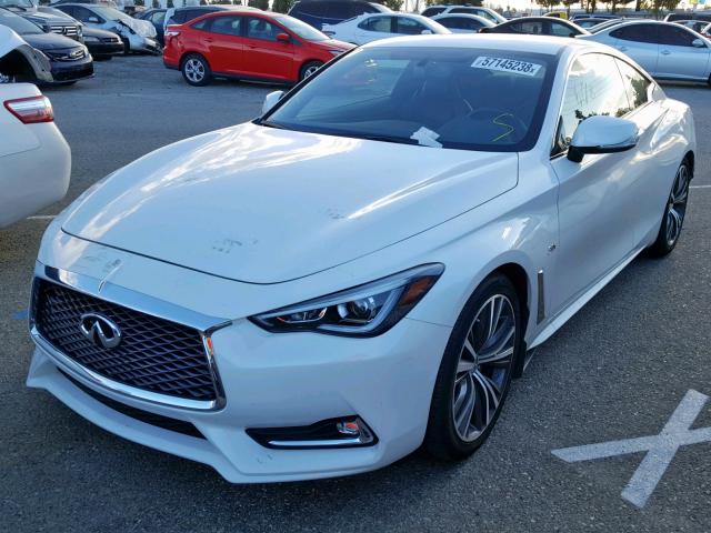 JN1EV7EK9HM364421 - 2017 INFINITI Q60 PREMIU WHITE photo 2