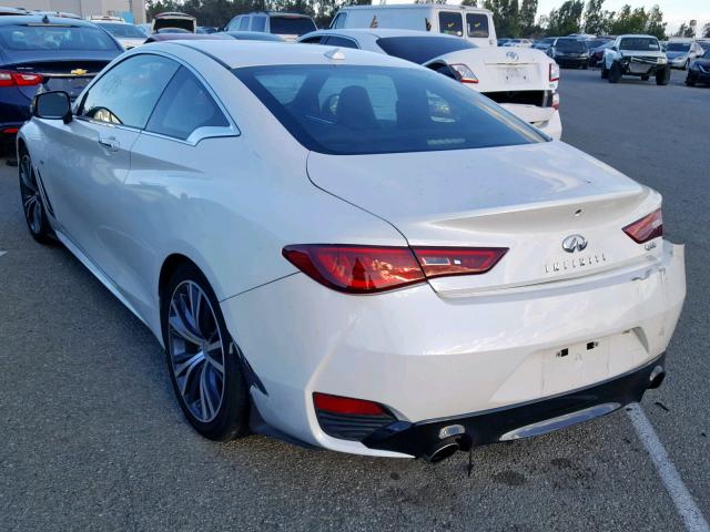 JN1EV7EK9HM364421 - 2017 INFINITI Q60 PREMIU WHITE photo 3