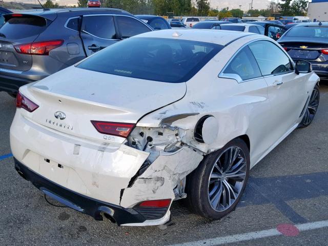 JN1EV7EK9HM364421 - 2017 INFINITI Q60 PREMIU WHITE photo 4