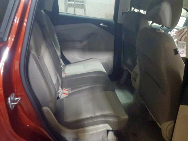 1FMCU0G99EUD29930 - 2014 FORD ESCAPE SE ORANGE photo 6