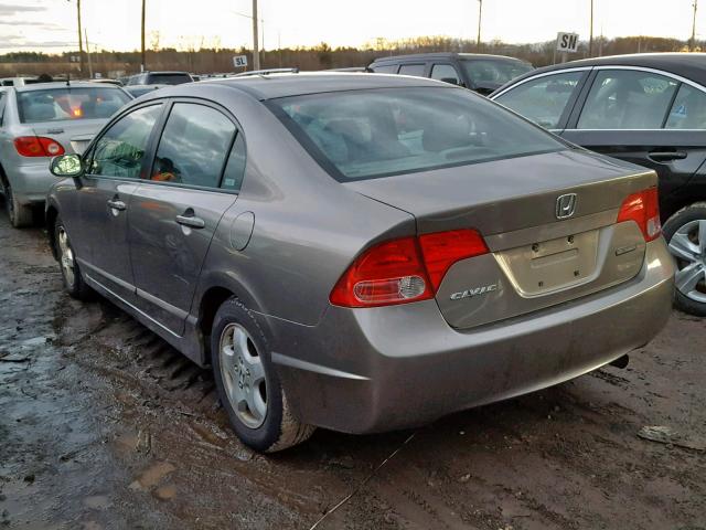 2HGFA16998H332210 - 2008 HONDA CIVIC EXL BROWN photo 3