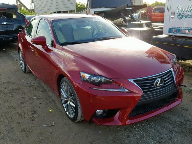 JTHBF1D22E5010398 - 2014 LEXUS IS 250 RED photo 1