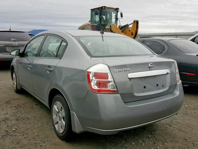 3N1AB6AP8AL611494 - 2010 NISSAN SENTRA 2.0 SILVER photo 3