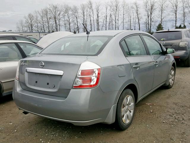 3N1AB6AP8AL611494 - 2010 NISSAN SENTRA 2.0 SILVER photo 4