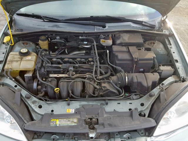 1FAFP34N96W108867 - 2006 FORD FOCUS ZX4 GREEN photo 7