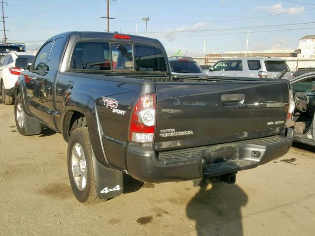 5TEUU4ENXAZ727035 - 2010 TOYOTA TACOMA ACC ნაცრისფერი ფოტო 3