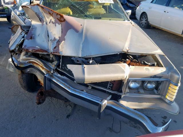 8Z65A582410 - 1978 MERCURY GRMARQUIS BROWN photo 7