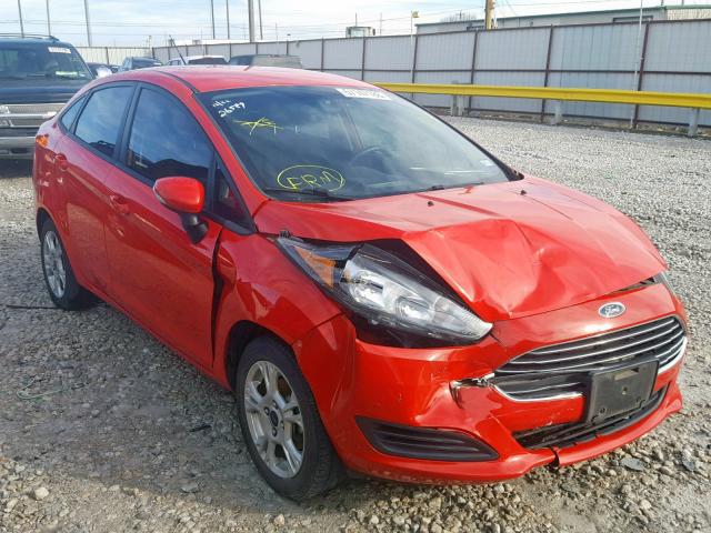 3FADP4BJ7FM110601 - 2015 FORD FIESTA SE RED photo 1