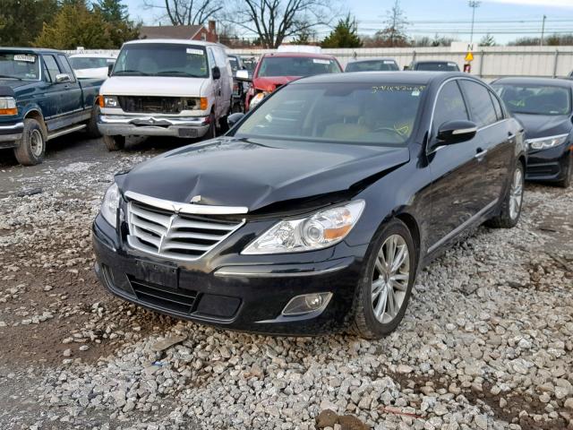 KMHGC4DF4BU131807 - 2011 HYUNDAI GENESIS 4. BLACK photo 2