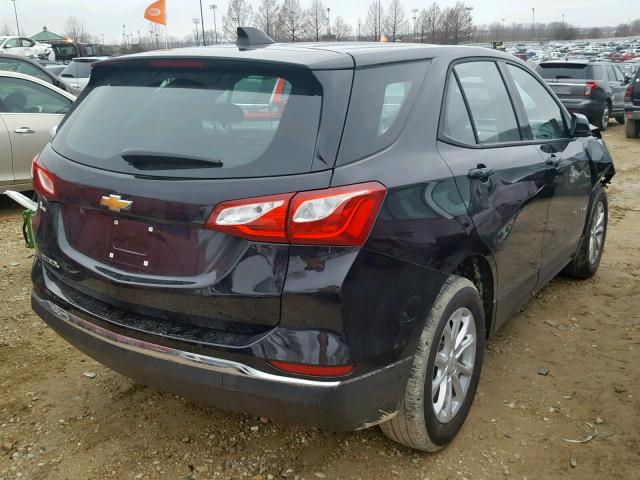 2GNAXHEV2J6181721 - 2018 CHEVROLET EQUINOX LS BLACK photo 4