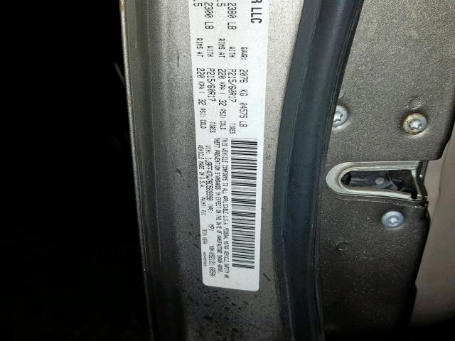 1J8FF47W78D569998 - 2008 JEEP COMPASS SP Qəhvəyi foto 10