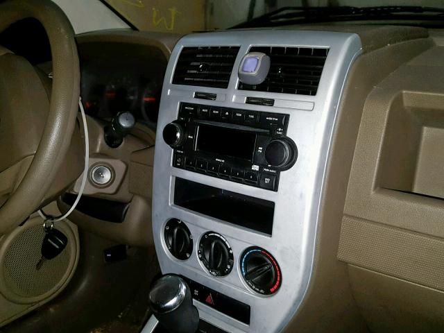 1J8FF47W78D569998 - 2008 JEEP COMPASS SP Qəhvəyi foto 9