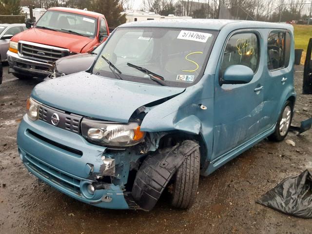 JN8AZ28R19T105428 - 2009 NISSAN CUBE BASE BLUE photo 2