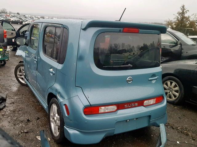 JN8AZ28R19T105428 - 2009 NISSAN CUBE BASE BLUE photo 3