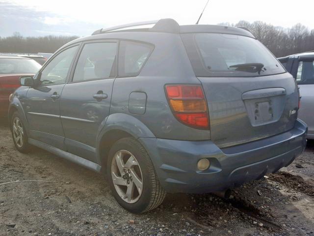 5Y2SL65857Z410252 - 2007 PONTIAC VIBE BLUE photo 3