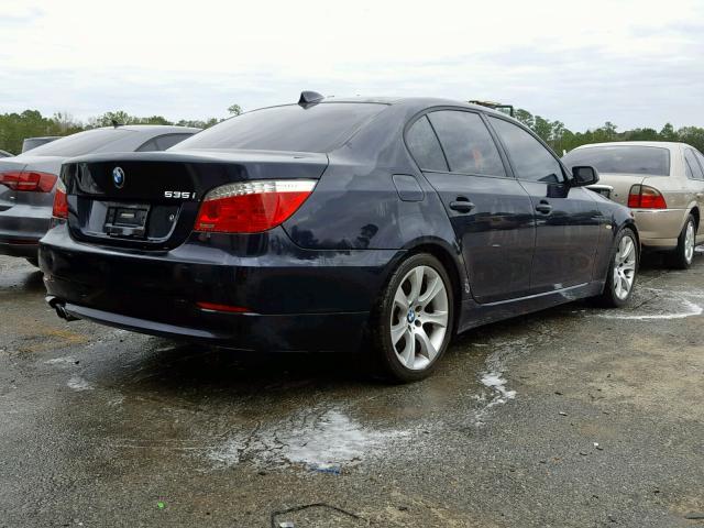 WBANW13568CZ75952 - 2008 BMW 535 I BLACK photo 4