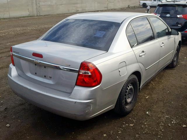 1G1ZS51F66F249130 - 2006 CHEVROLET MALIBU LS SILVER photo 4