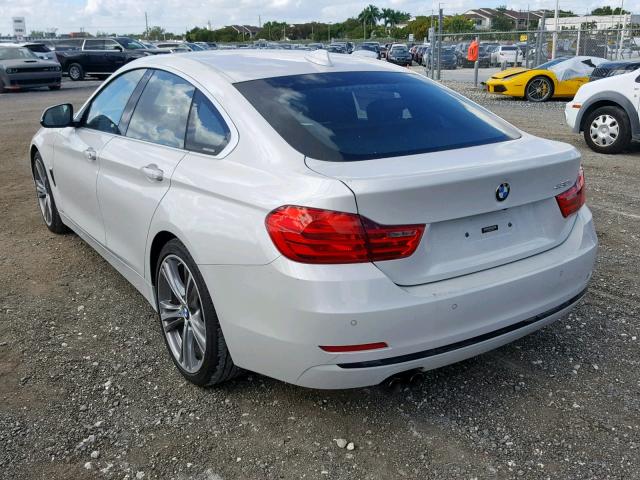 WBA4F7C56HG438344 - 2017 BMW 430I GRAN WHITE photo 3