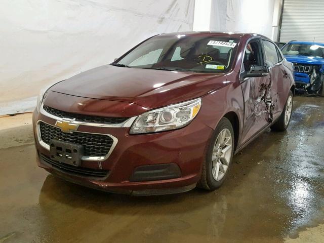 1G11C5SLXFF273977 - 2015 CHEVROLET MALIBU 1LT 勃艮第红 照片 2