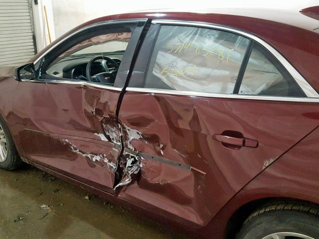 1G11C5SLXFF273977 - 2015 CHEVROLET MALIBU 1LT 勃艮第红 照片 9