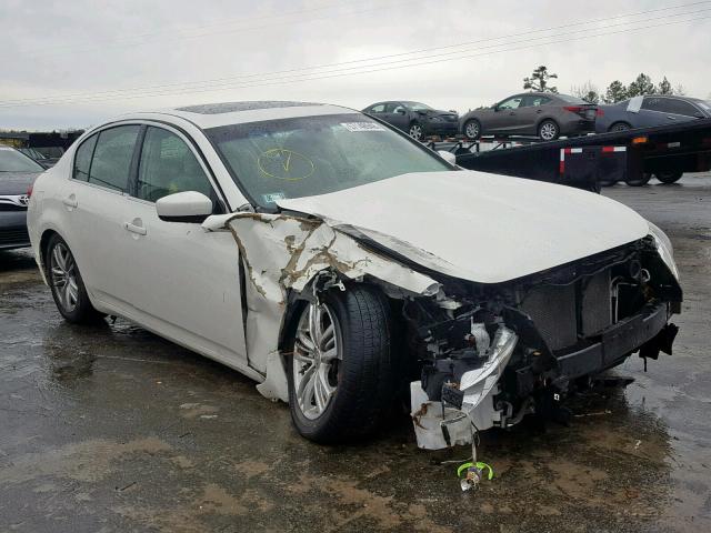 JN1DV6AR4BM651648 - 2011 INFINITI G25 WHITE photo 1