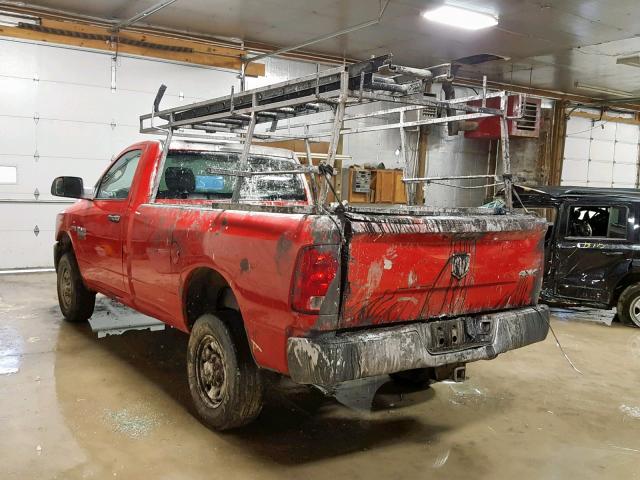 3C6LR5AT0FG655540 - 2015 RAM 2500 ST RED photo 3