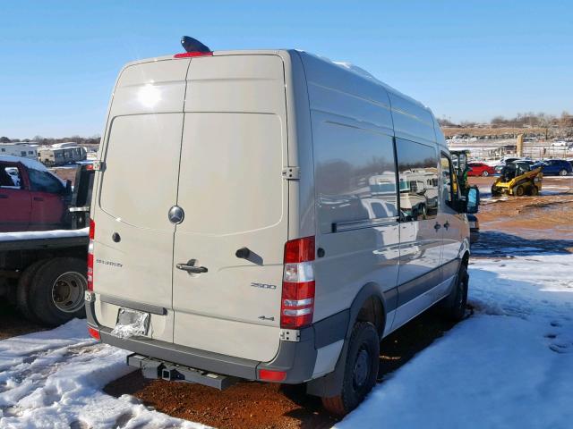 WD3FE7CD5JP642493 - 2018 MERCEDES-BENZ SPRINTER 2 BEIGE photo 4