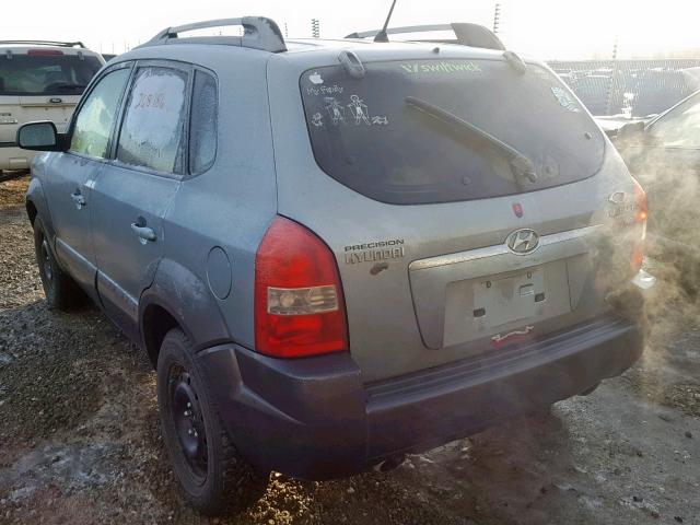 KM8JM72D35U163951 - 2005 HYUNDAI TUCSON GL GREEN photo 3