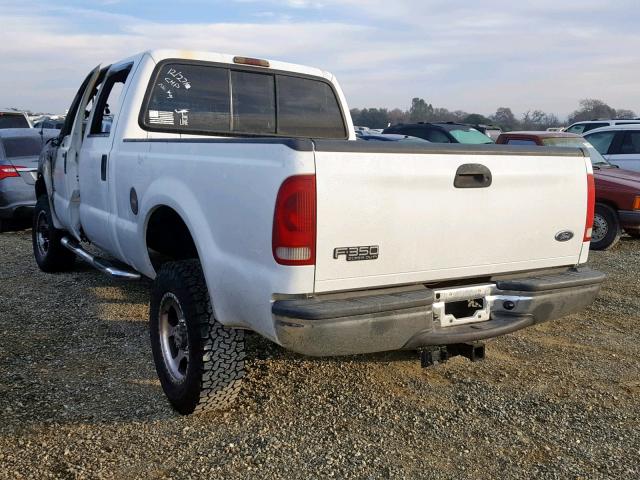 1FTSW31P84ED63255 - 2004 FORD F350 SRW S WHITE photo 3