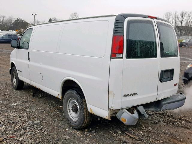 1GTHG35RX21109912 - 2002 GMC SAVANA G35 WHITE photo 3