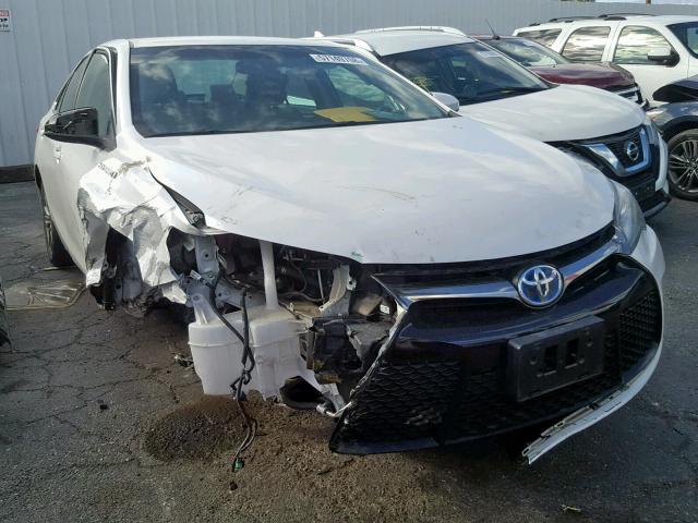 4T1BD1FK8FU172771 - 2015 TOYOTA CAMRY HYBR WHITE photo 1