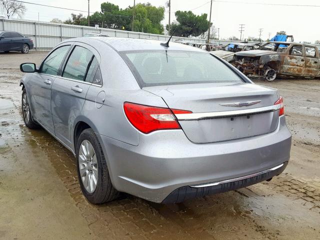 1C3CCBAB6DN691726 - 2013 CHRYSLER 200 LX SILVER photo 3