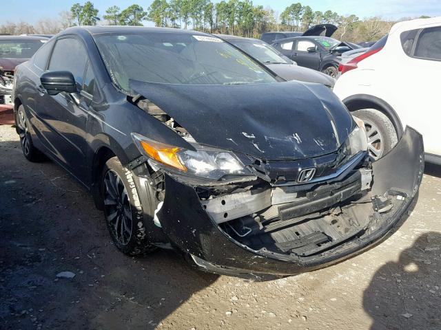 2HGFG3B00EH517873 - 2014 HONDA CIVIC EXL BLACK photo 1