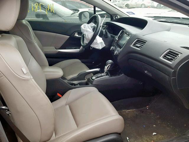 2HGFG3B00EH517873 - 2014 HONDA CIVIC EXL BLACK photo 5