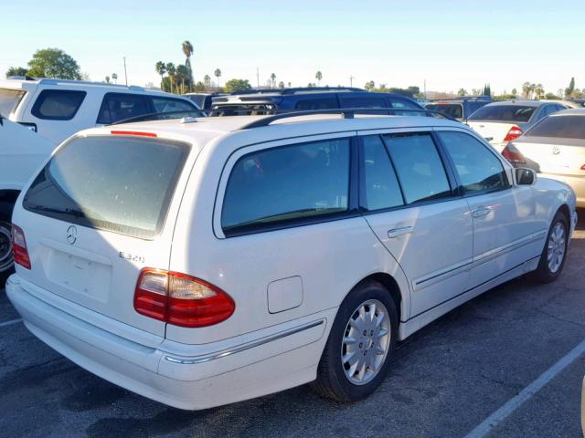 WDBJH65J6YB047615 - 2000 MERCEDES-BENZ E 320 WHITE photo 4