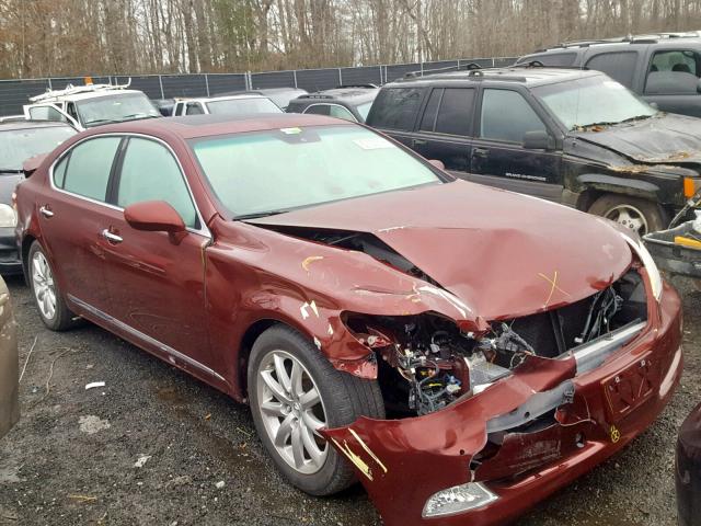 JTHGL46F875019187 - 2007 LEXUS LS 460L RED photo 1