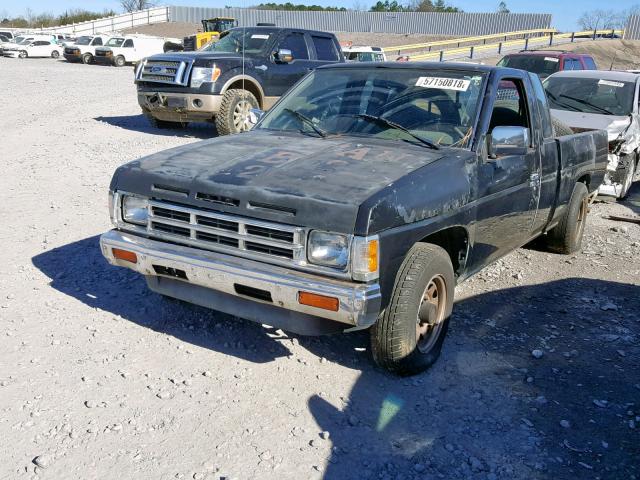 1N6SD16SXMC359109 - 1991 NISSAN TRUCK KING BLACK photo 2