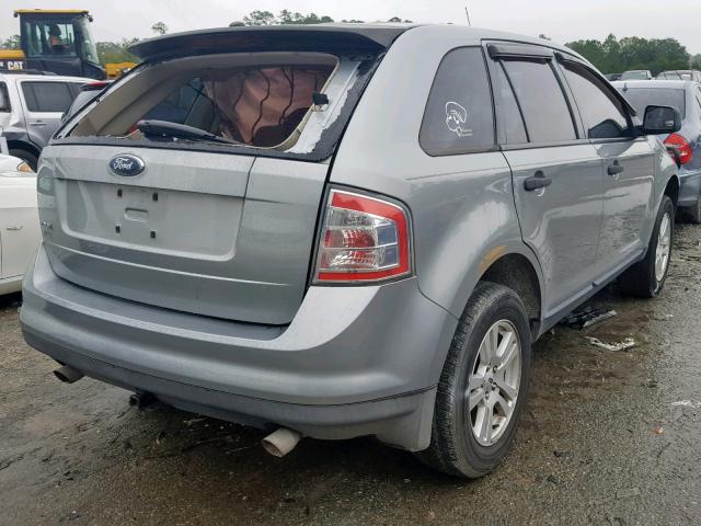 2FMDK36C47BA29844 - 2007 FORD EDGE SE GRAY photo 4