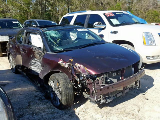 JTKJF5C70B3016587 - 2011 TOYOTA SCION TC მუქწითელი ფოტო 1