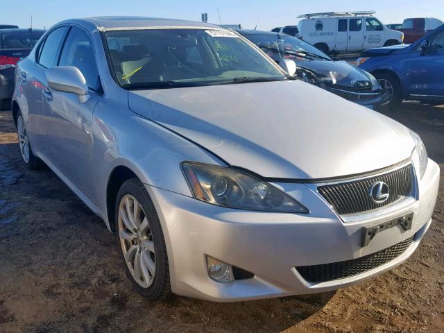 JTHCK262365005876 - 2006 LEXUS IS 250 SILVER photo 1