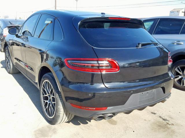 WP1AB2A55FLB65536 - 2015 PORSCHE MACAN S BLACK photo 3